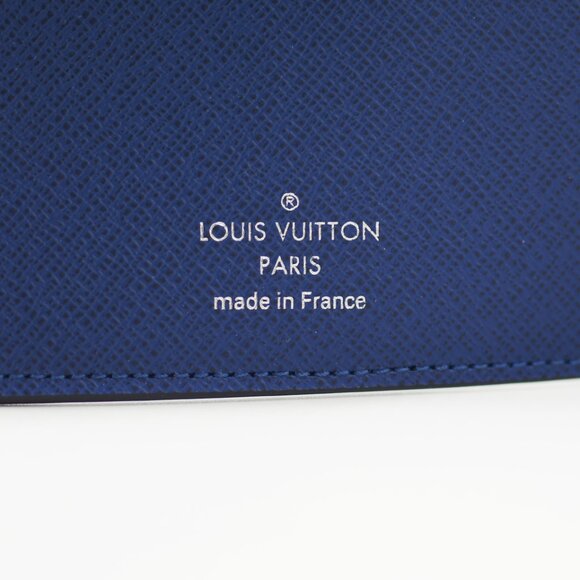 Louis Vuitton Blue Taiga Monogram Cobalt Canvas Multiple Wallet - Picture 3 of 5